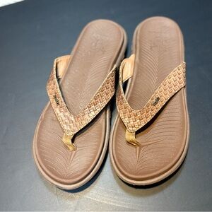 KuaiLu Women's Yoga Mat Comfortable Walking Thong Sandals size 10